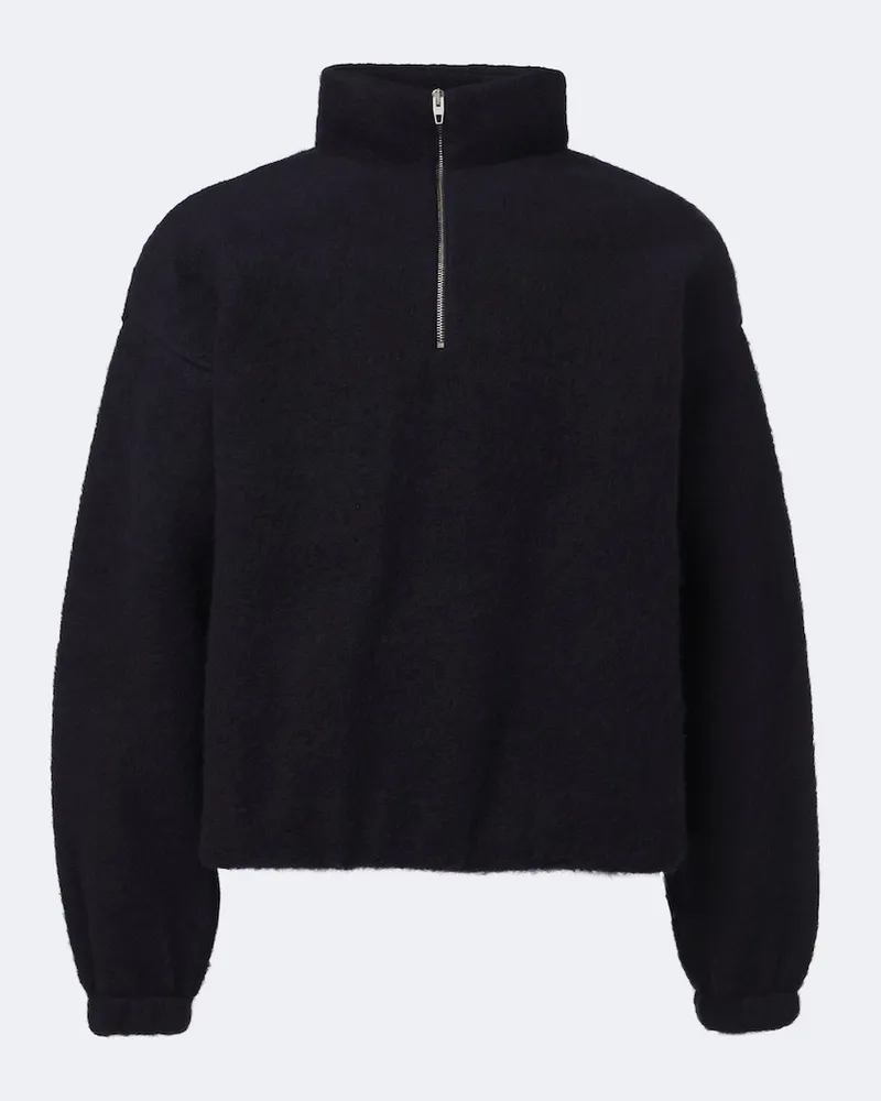 Jil Sander Pullover aus einem Wollgemisch Blau