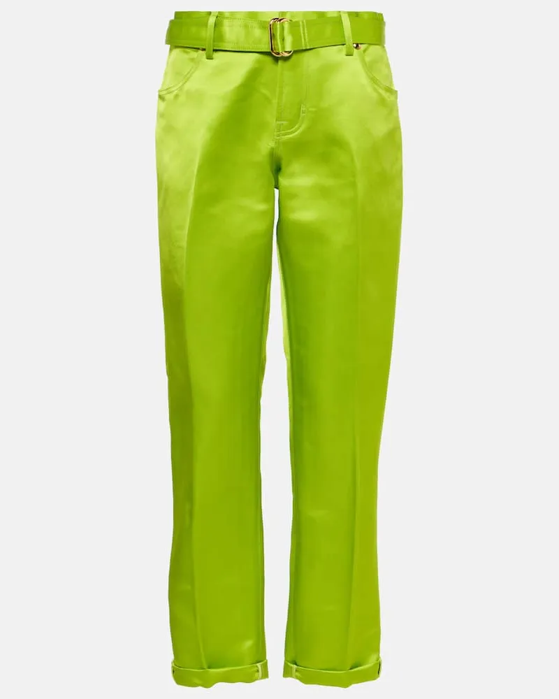 Tom Ford Hose aus Seide Grün