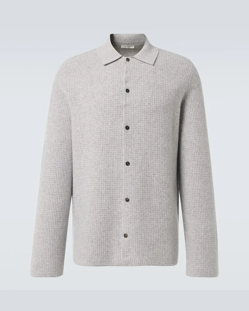 The Row Cardigan Barkley aus Wolle und Kaschmir Grau