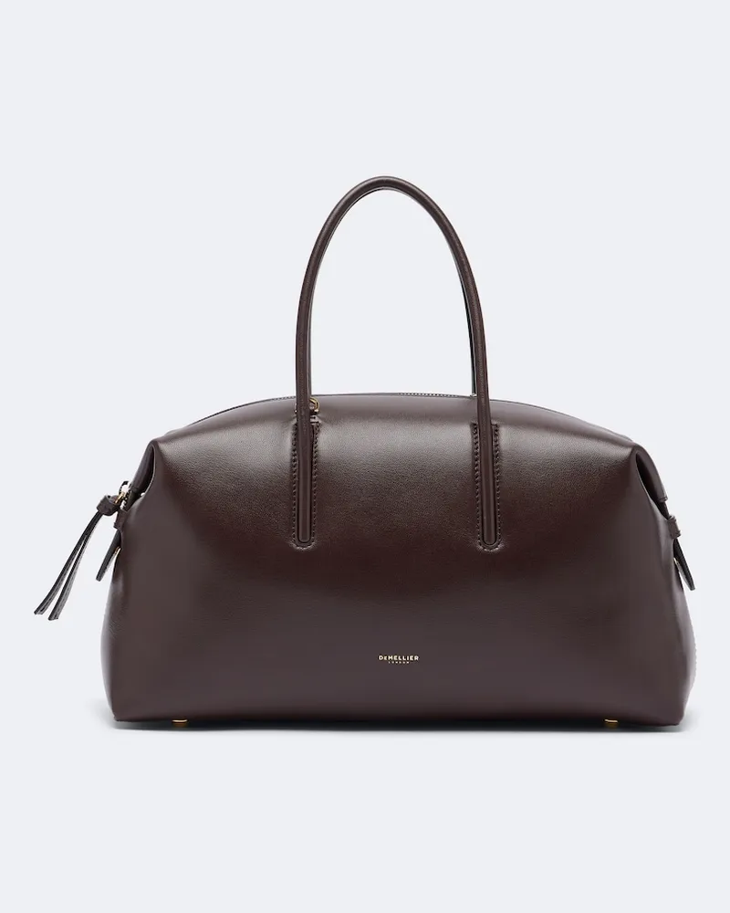 DeMELLIER Henkeltasche Stockholm Midi aus Leder Burgunderrot