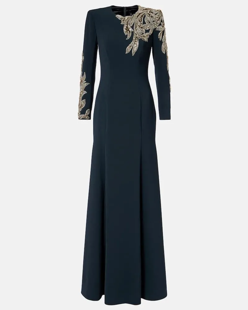 Jenny Packham Verzierte Robe Honor Grau