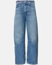 Citizens of humanity High-Rise Cropped Barrel Jeans Miro Blau