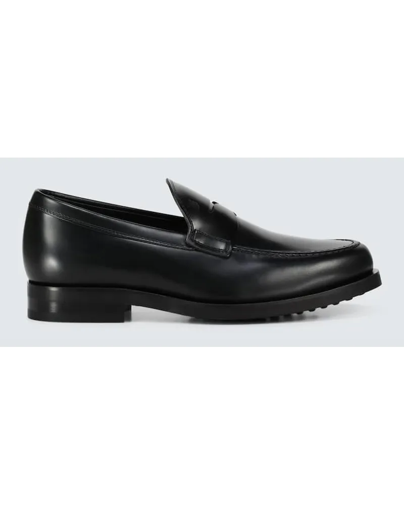 TOD'S Loafers aus Leder Schwarz