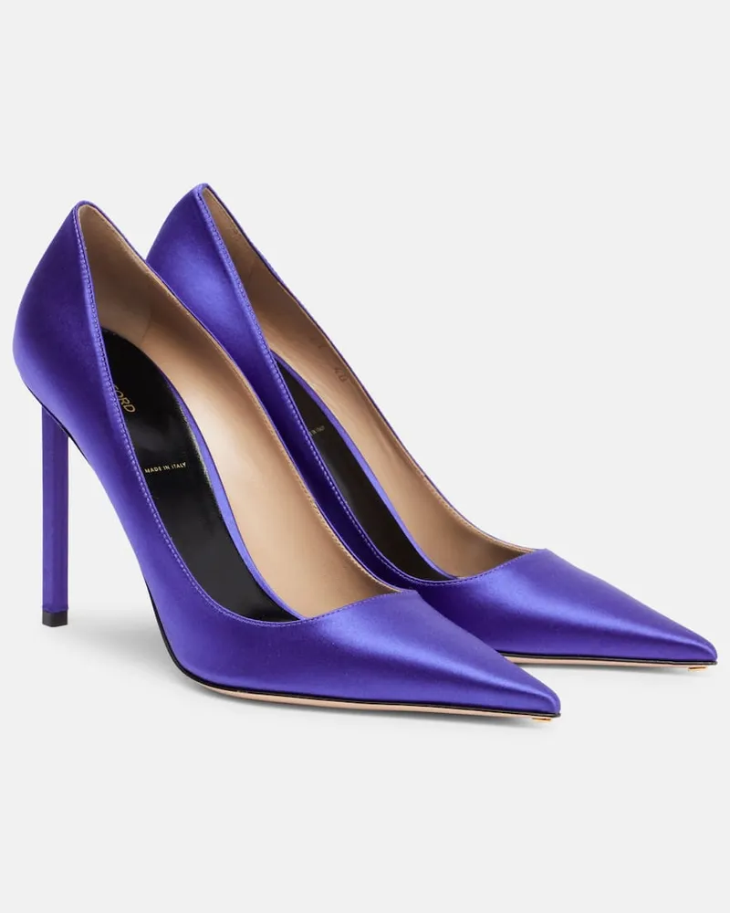 Tom Ford Pumps Betty 105 aus Satin Lila