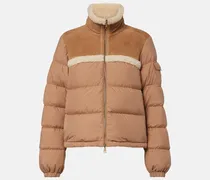 Daunenjacke Aurore mit Shearling