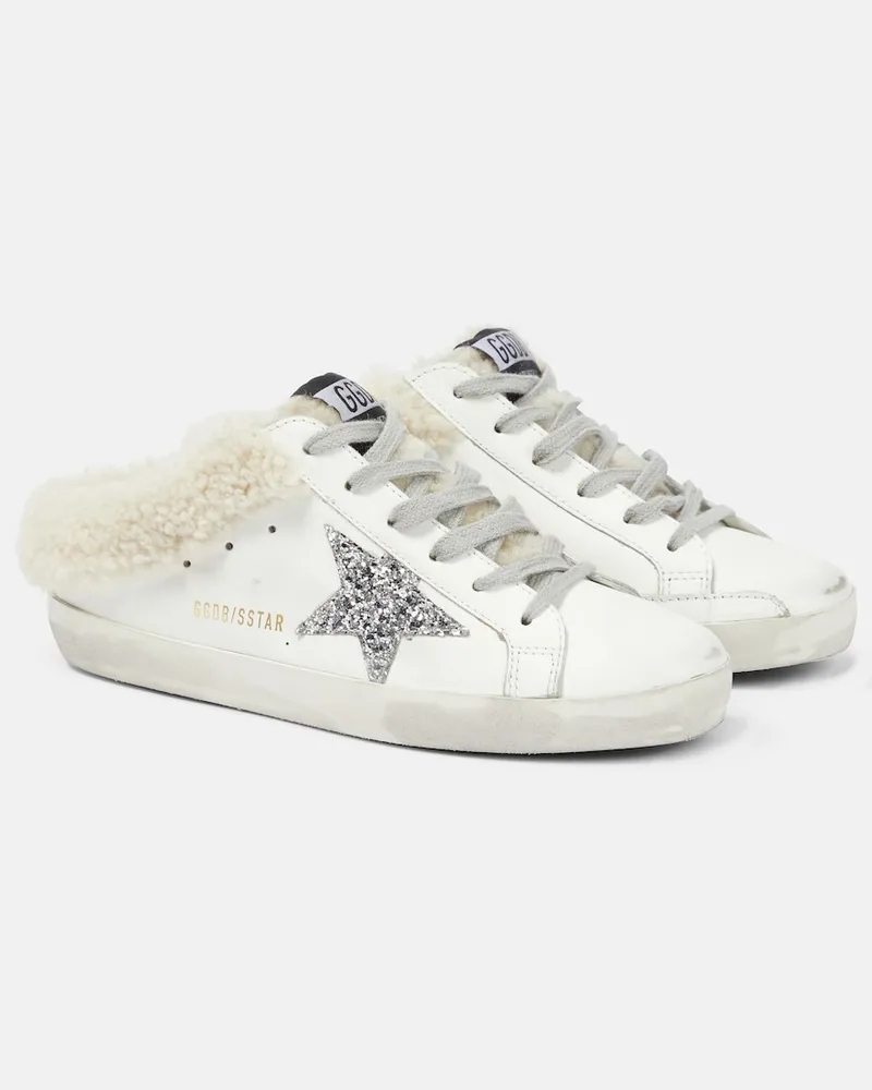 Golden Goose Sneakers Super-Star aus Leder Weiß