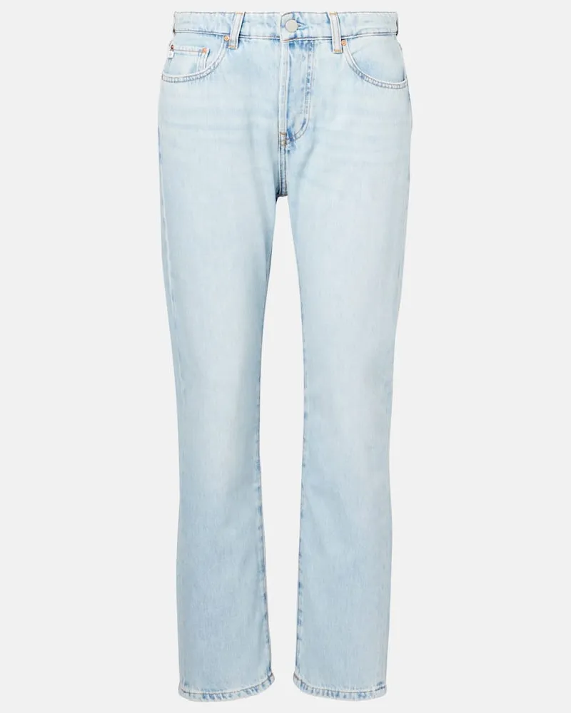 Adriano Goldschmied Mid-Rise Slim Jeans American Blau