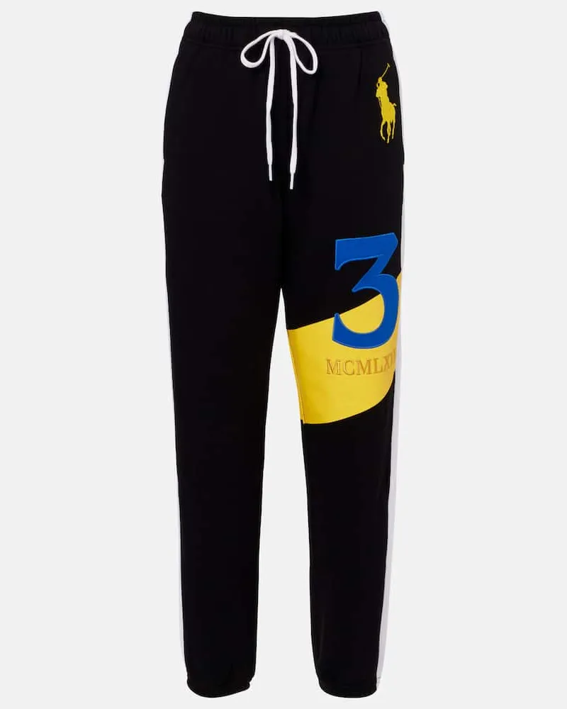 Ralph Lauren Jogginghose aus einem Baumwollgemisch Schwarz