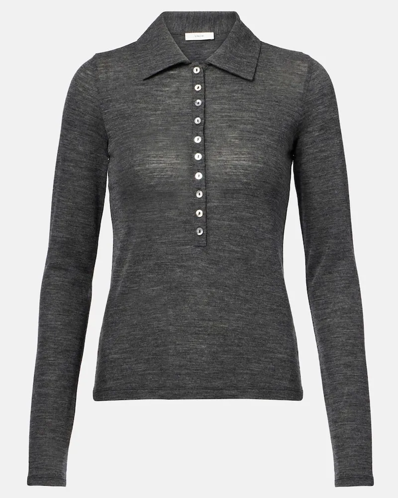 Vince Polopullover Grau