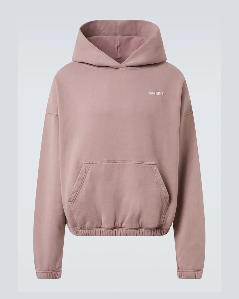 Satisfy Hoodie SoftCell aus Baumwolle Burgund