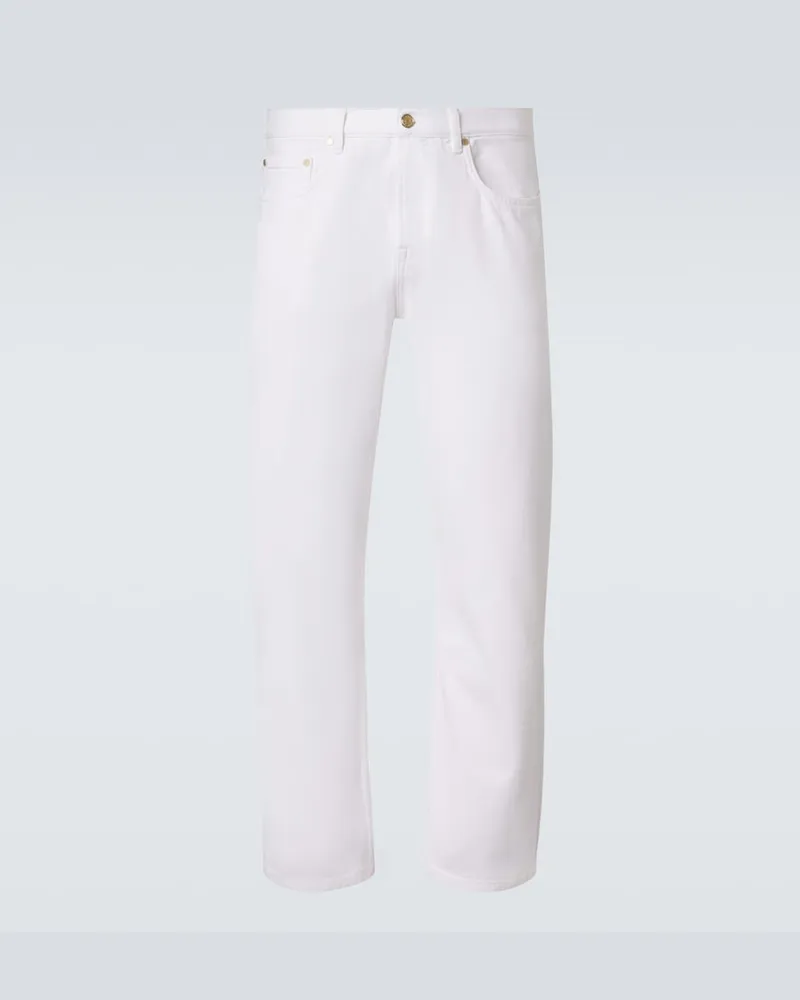 Umit Benan Straight Jeans Kevin Weiß