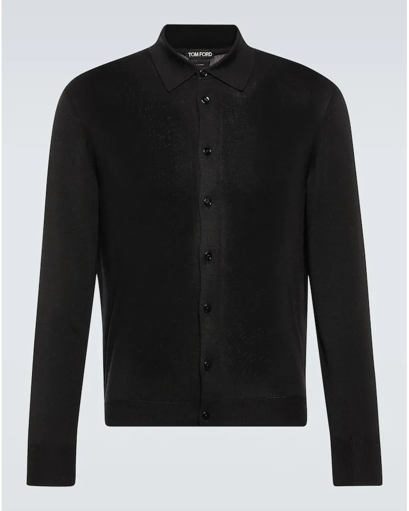 Tom Ford Cardigan aus Strick Schwarz