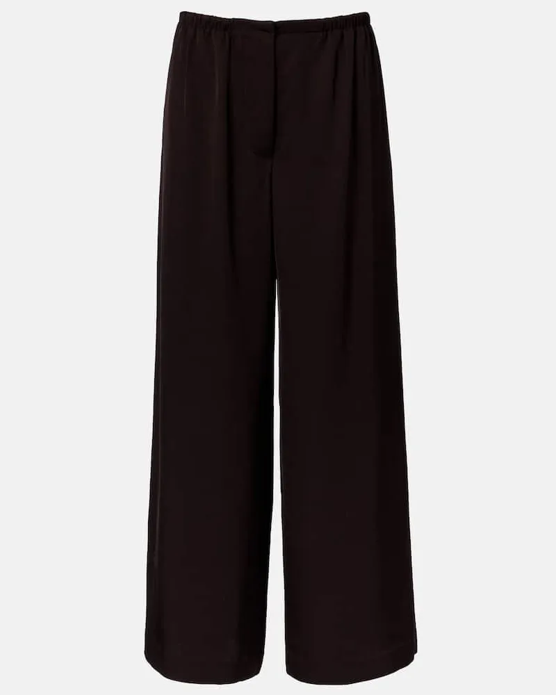 Proenza Schouler Hose Meadow aus Twill Braun