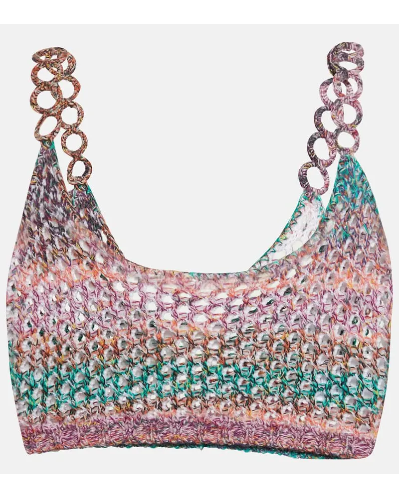 Chloé Chloé Bralette aus Wolle Multicolor