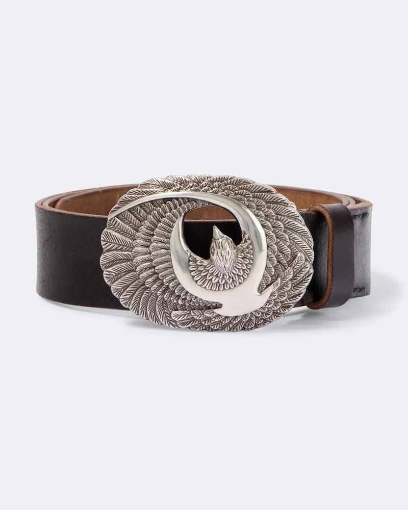Our Legacy Gürtel Eagle aus Leder Braun