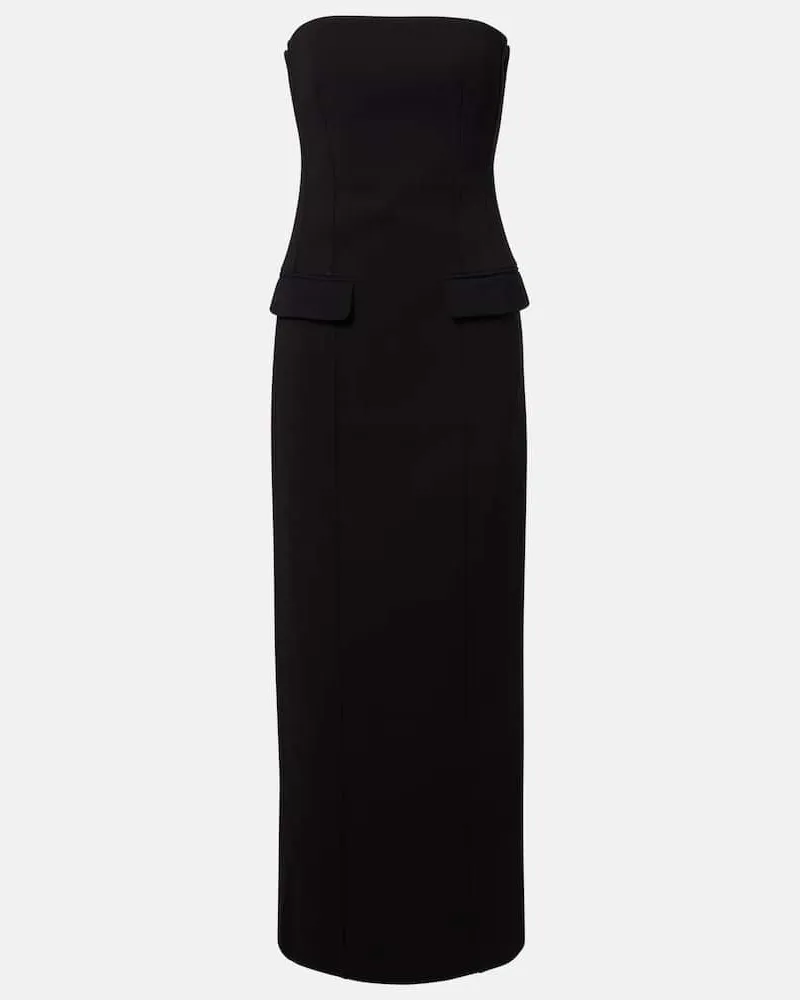Totême Bustier-Kleid Schwarz