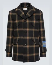 Maison Margiela X Pendleton Jacke aus Wolle Schwarz