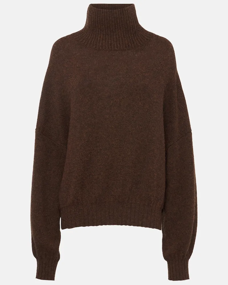 KHAITE Pullover Morris aus einem Kaschmirgemisch Braun