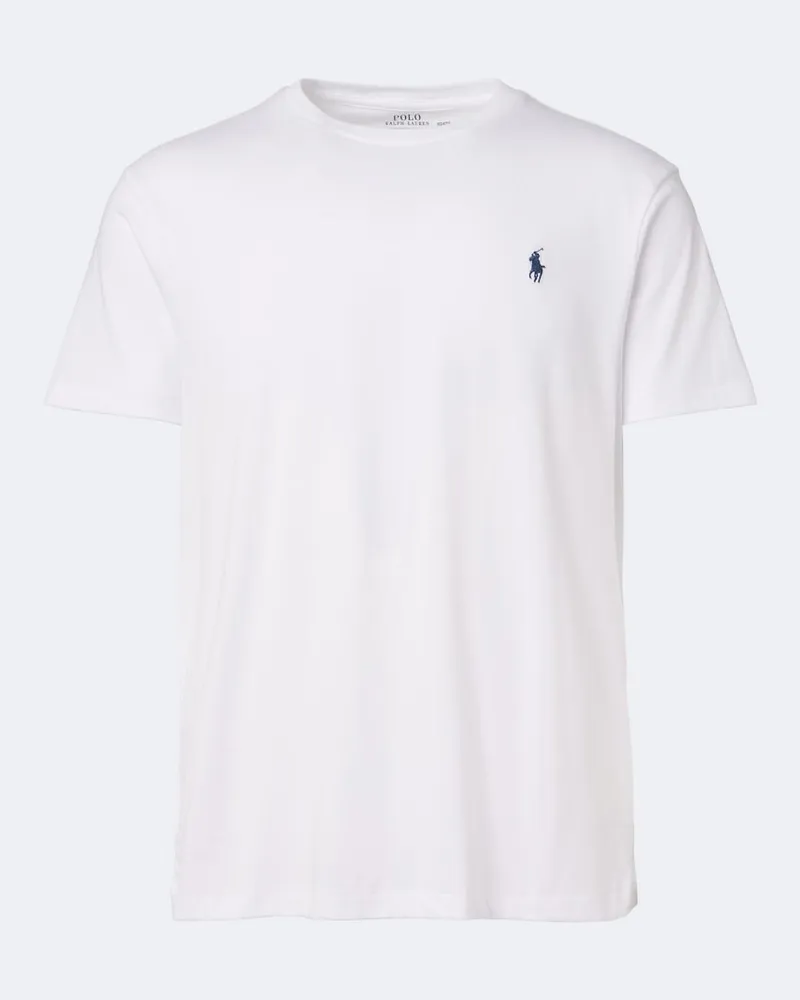 Ralph Lauren T-Shirt Pony aus Baumwoll-Jersey Weiß