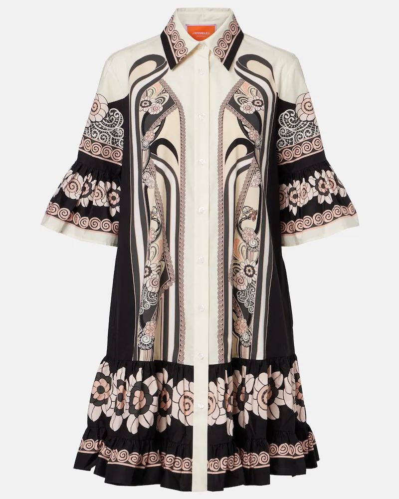 La DoubleJ Hemdblusenkleid Choux aus Baumwollpopeline Multicolor