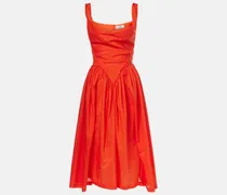 Midikleid Sunday aus Baumwolle und Seide