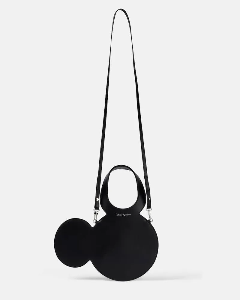 COPERNI X Disney® Schultertasche Baby Mickey aus Leder Schwarz