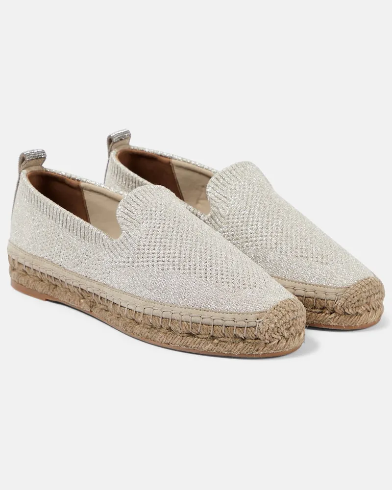Brunello Cucinelli Espadrilles aus Canvas Beige