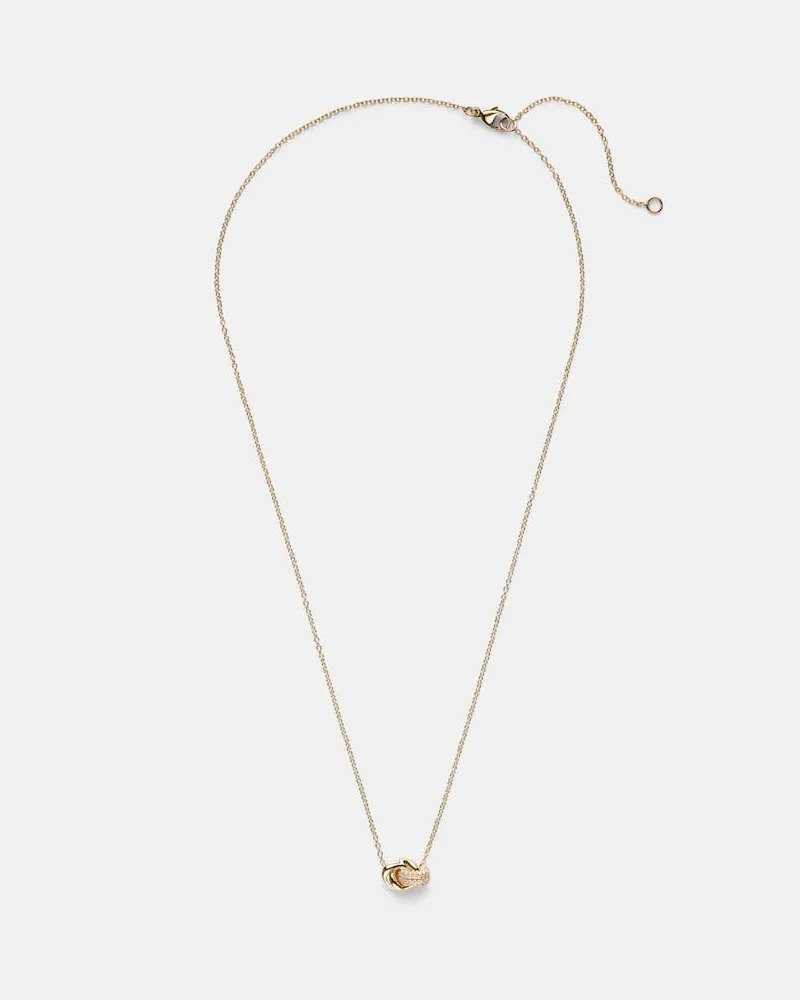 Stone & Strand Halskette aus 14kt Gelbgold mit Diamanten Gold