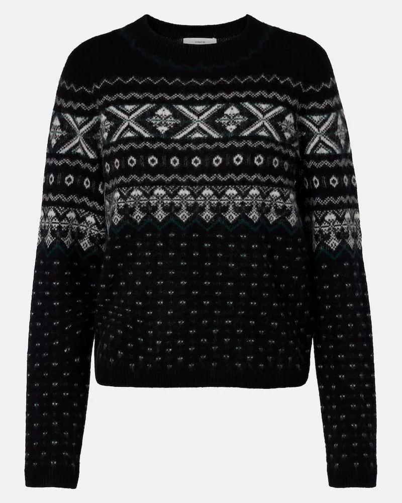Vince Pullover aus Kaschmir Schwarz