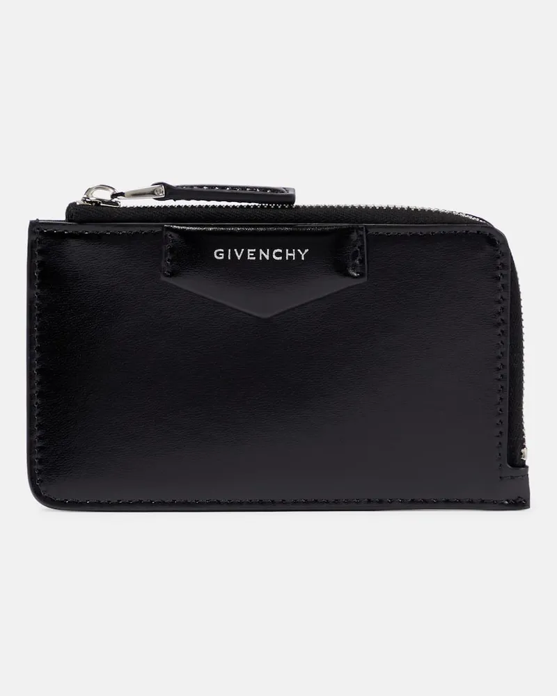 Givenchy Portemonnaie Antigona aus Leder Schwarz