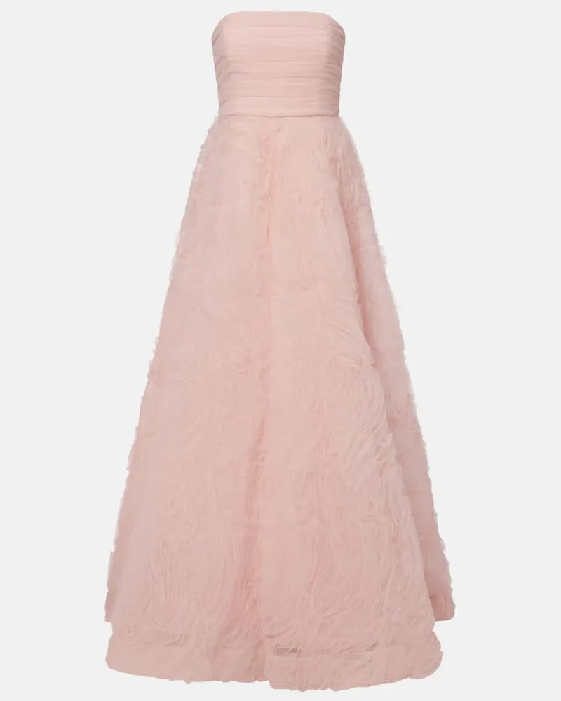 Rebecca Vallance Robe aus Tüll Rosa