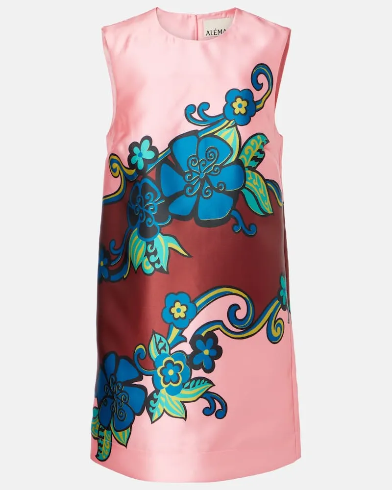 ALEMAIS Alémais Bedrucktes Minikleid Multicolor