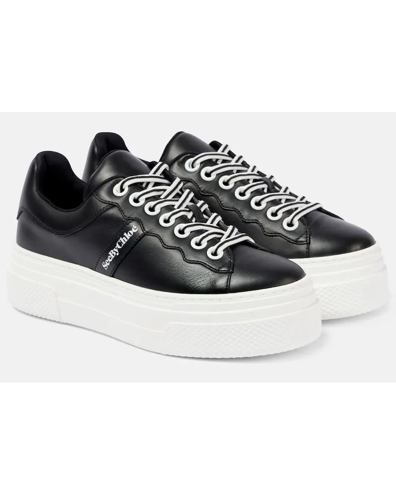 See by Chloé See By Chloé Sneakers Essie aus Leder Schwarz