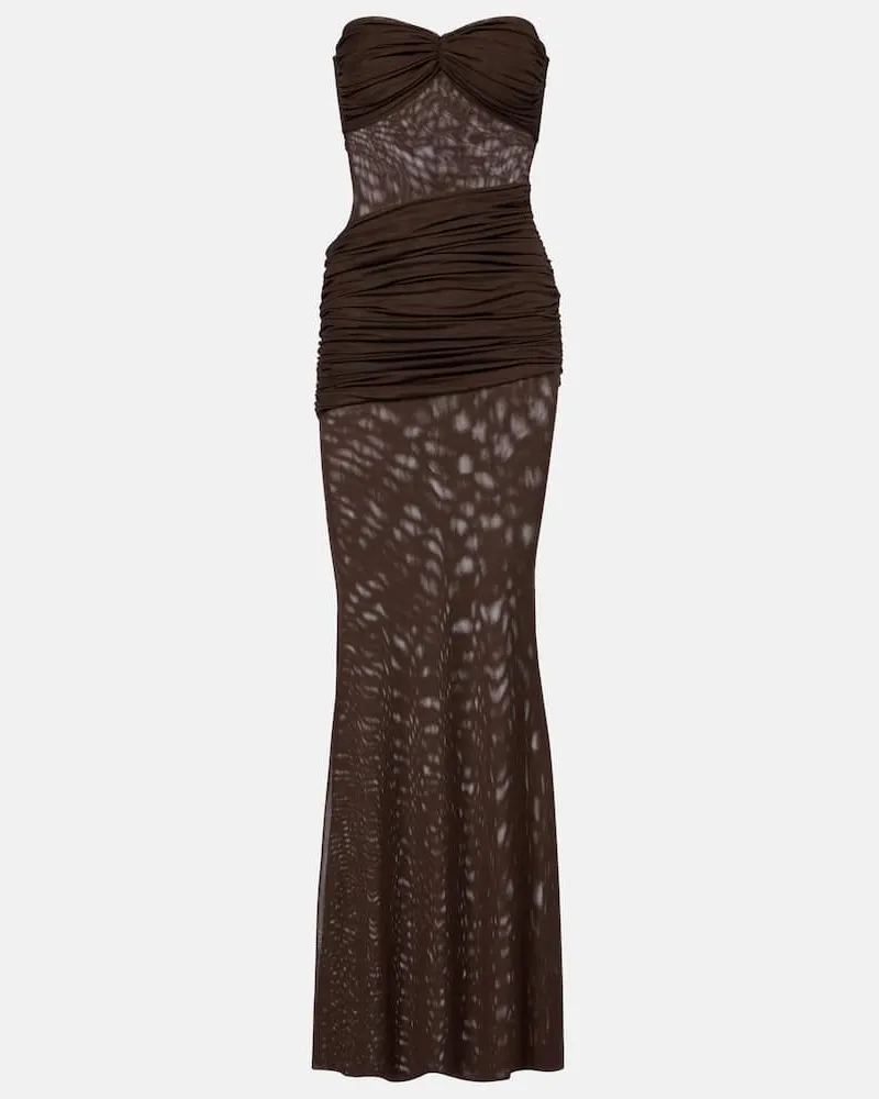 BANANHOT Maxikleid Erica Braun