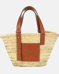 Loewe Tote Anagram Small mit Leder Nude