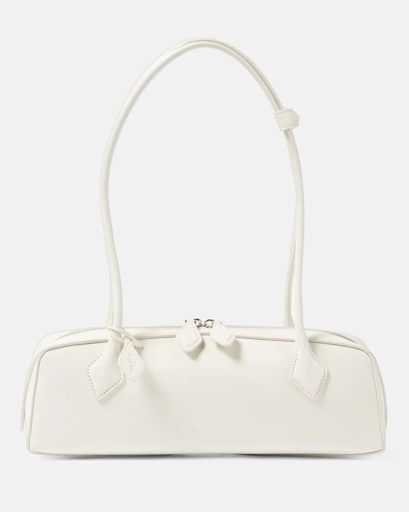 Alaïa Alaïa Schultertasche Le Teckel Medium aus Leder Weiß