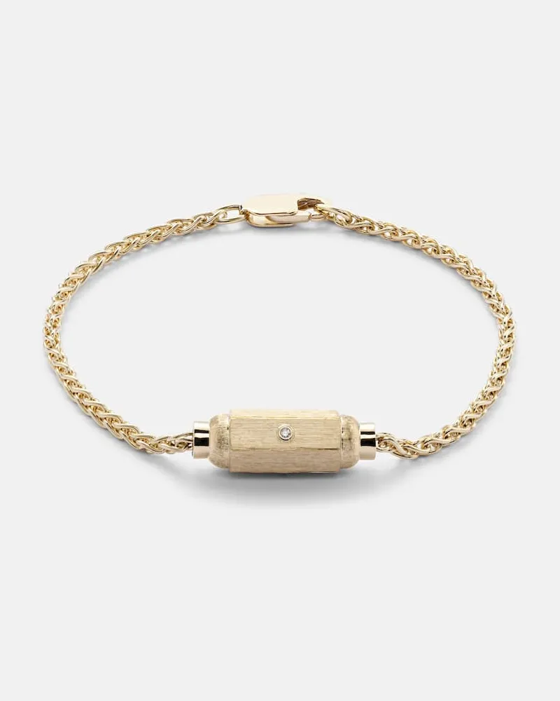 Marie Lichtenberg Armband Coco Micro aus 18kt Gelbgold mit Diamanten Gold