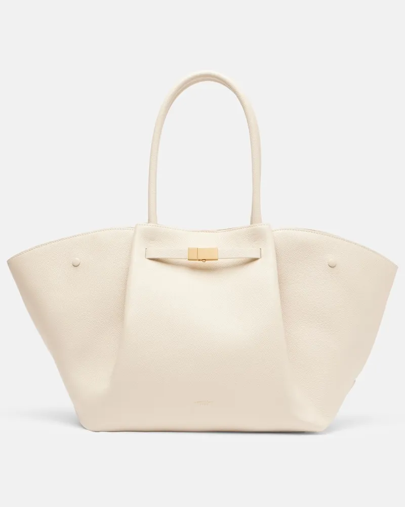 DeMELLIER Tote Bag New York aus Leder Weiß