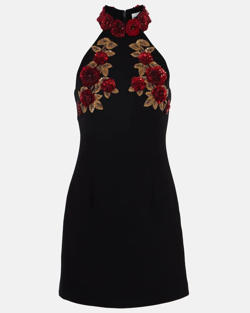 Rebecca Vallance Minikleid Rosetta mit Pailletten Schwarz