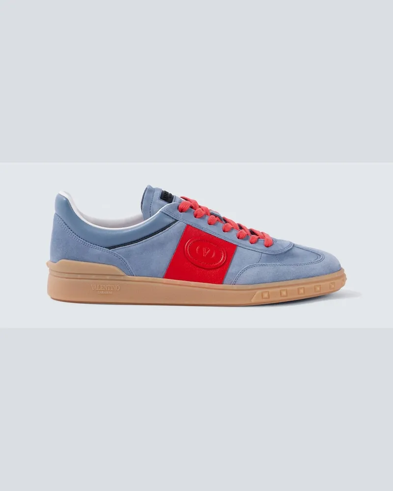 Valentino Garavani Sneakers Upvillage aus Veloursleder Blau