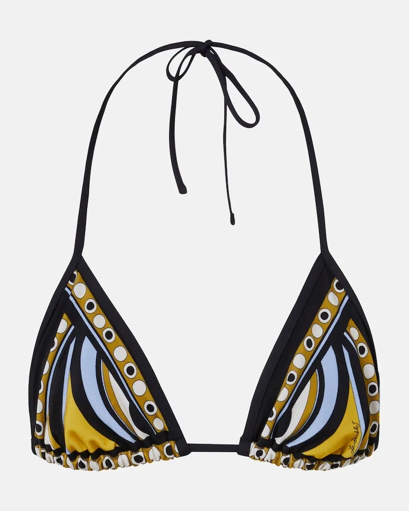 La DoubleJ Bedrucktes Bikini-Oberteil Sanctuary Multicolor