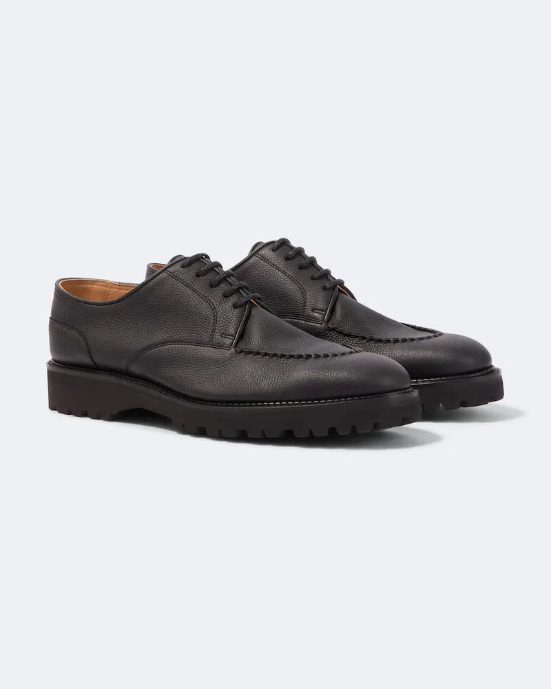 John Lobb Derby-Schuhe aus Leder Schwarz