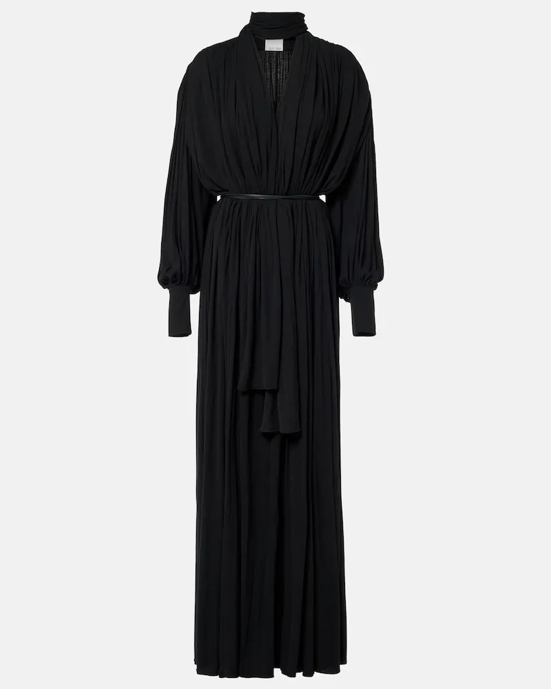 Calvin Klein Robe Yasmine aus einem Baumwollgemisch Schwarz