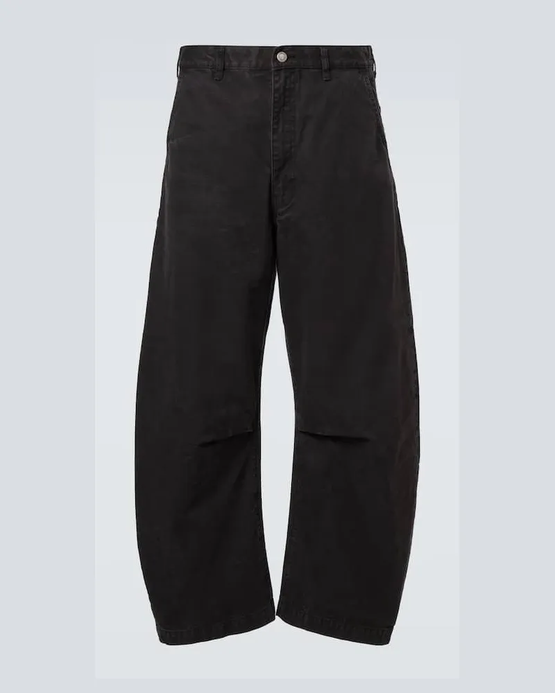 Comme des Garçons Comme des Garçons Homme Mid-Rise Barrel Jeans Schwarz