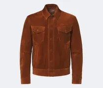 Jacke aus Veloursleder