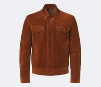 Jacke aus Veloursleder