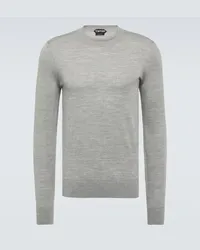 Tom Ford Pullover aus Wolle Grau