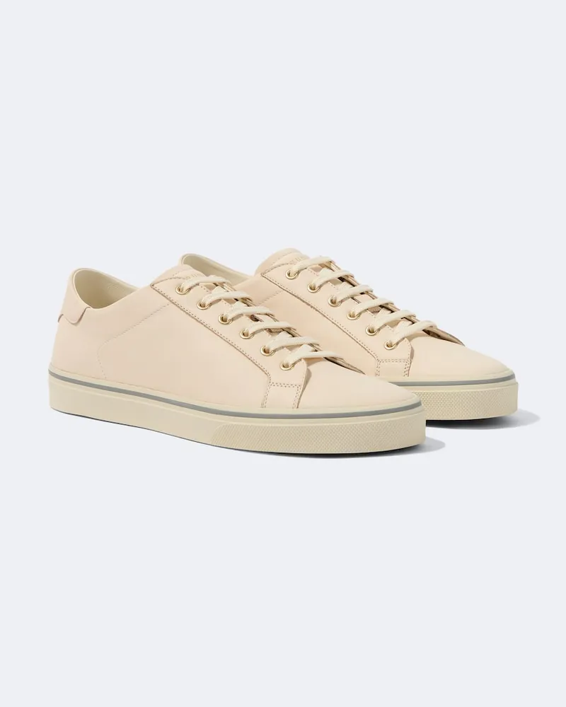 Brunello Cucinelli Sneakers aus Leder Beige