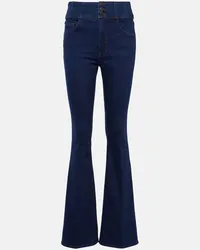 Veronica Beard High-Rise Jeans Beverly Blau