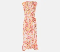 Bedrucktes Wickelkleid Aude